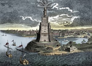 İskenderiye Pharos, 18. yüzyıl by Unbekannt