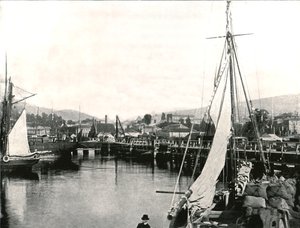 Hobart Limanı, Tazmanya, Avustralya, 1895. by Unbekannt