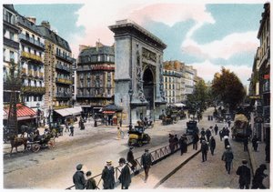 Porte Saint Denis, Paris, c1900 by Unbekannt