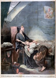 Yoksulluktan Çekilmiş Aile veya İntihar, 1849, 1897 by Unbekannt
