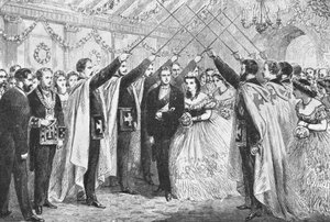 Galler Prensi ve Prensesi Oxford Anma Töreninde... 1863, 1901. by Unbekannt