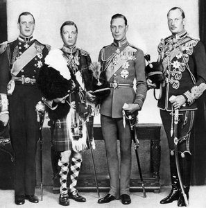 Galler Prensi kardeşleriyle birlikte, 1930