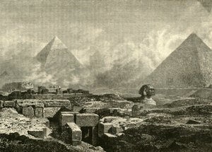 Piramitler ve Sfenks, 1890. by Unbekannt