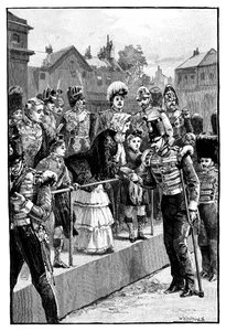 Kraliçe Kırım Madalyasını dağıtıyor, Horseguards Parade, Londra, c1850s, 1888 by Unbekannt