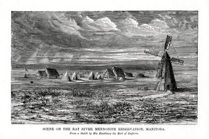 Rat River Mennonite reservation, Manitoba, Kanada, 19. yüzyıl sonu by Unbekannt