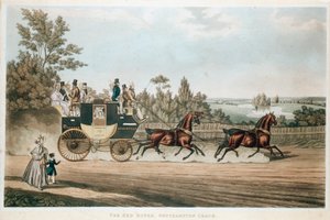 Red Rover, Southampton Koçu, c1815 by Unbekannt