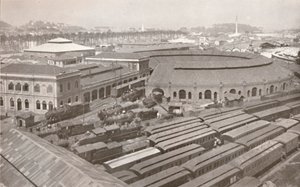 Brezilya Merkez Demiryolunun Rio de Janeiro Terminali, 1914 by Unbekannt