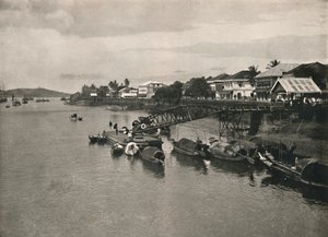 Nehir Bankası ve Strand Yolu, Moulmein, 1900. by Unbekannt