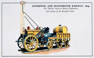 Roket, Liverpool ve Manchester Demiryolları, 1829, 20. yüzyıl by Unbekannt