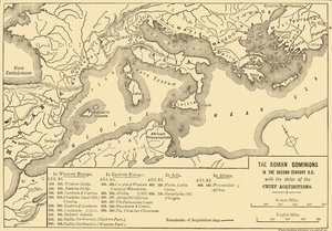 MÖ 2. Yüzyılda Roma Dominyonları 1890, Baş Devralma tarihleriyle. by Unbekannt
