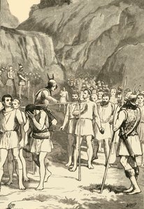 Caudine Çatallarında Boyunduruk Altından Geçen Romalılar, 1890. by Unbekannt