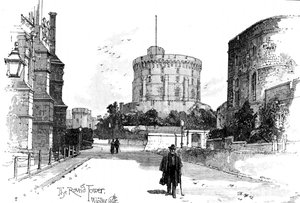 Yuvarlak Kule, Windsor Kalesi, Berkshire, 1900 by Unbekannt