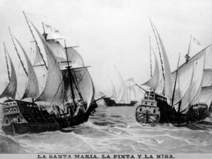 Santa Maria, pinta ve Nina, 15. yüzyıl, 1920