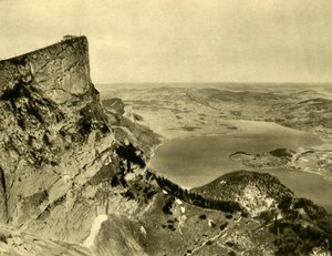 Schafberg ve Mondsee, Yukarı Avusturya, c1935. by Unbekannt