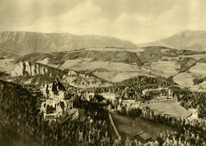 Schneeberg ve Rax sıradağları, Semmering, Aşağı Avusturya, c1935. by Unbekannt