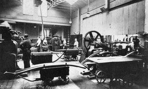 Silver Rolling Room, Kraliyet Darphanesi, Tower Hill, Londra, 20. yüzyılın başları by Unbekannt