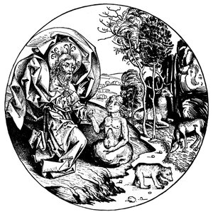 Yaratılışın Altıncı Günü, 1493 by Unbekannt