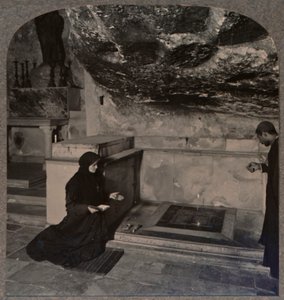 Meshedilme Taşı, Kutsal Kabir Kilisesi, Kudüs, c1900 by Unbekannt