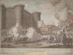14 Temmuz 1789 1789 Bastille Baskını by Unbekannt