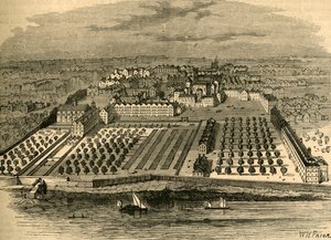 Tapınak 1671. İç tapınakta eski bir kuşbakışı görünümünden, 1897. by Unbekannt
