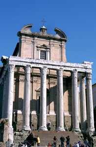 Antoninus ve Faustina Tapınağı, Roma, MS 141 by Unbekannt