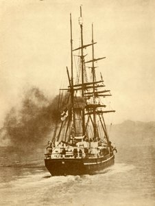 The Terra Nova, Birkaç İngiliz Antarktika Seferine Katılmış Ünlü Bir Balina Avcısı, c1 by Unbekannt