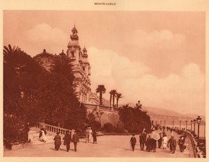 Teraslar ve Kumarhane, Monte Carlo, 1930. by Unbekannt
