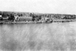 31. İngiliz genel hastanesinden Dicle Nehri, Bağdat, Mezopotamya, Birinci Dünya Savaşı, 1918 by Unbekannt