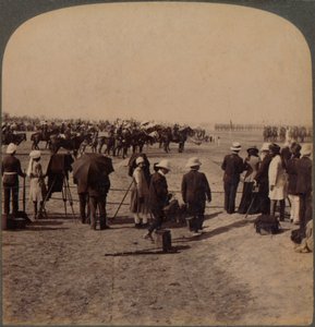 Vali Lord Curzon ve Lord Kitchener, Great Durbar Review'da, Delhi, Hindistan, 1903 by Unbekannt