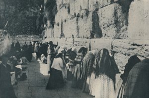Ağlama Duvarı: Atalarının Kayıp Şehri İçin Ağıt Günü, c1935. by Unbekannt
