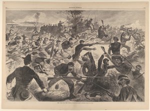 Birlik Savaşı, 1862 - Bir Bayonet Charge Harpers Weekly, Cilt. VII, 12 Temmuz 1862. by Unbekannt