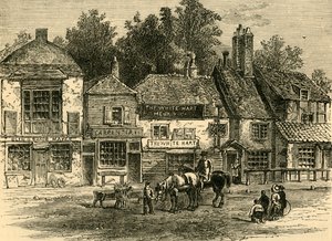 Beyaz Hart, Knightsbridge, 1820, c1876. by Unbekannt