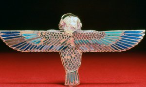 Altın kanatlı bir muskanın arkası, Ptolemaios dönemi, Mısır, MÖ 4.-1. yüzyıl by Unbekannt