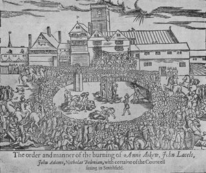 Anne Askew, John Lascelles, John Adams ve Nicholas Belenian