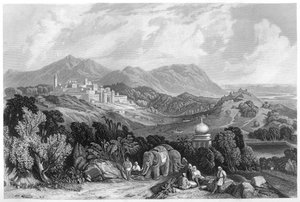 Oude egemenliğindeki Nahan Kalesi, Hindistan, c1860 by Unbekannt