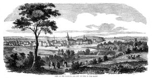 Kiel limanı ve şehri, kuzey Almanya, 1855 by Unbekannt