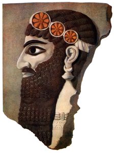 Asurlu bir rahip veya kanatlı tanrının başı, 1933-1934 by Unbekannt