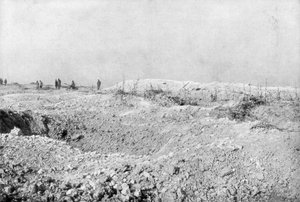 Mort-Homme manzarası, Verdun, Fransa, Birinci Dünya Savaşı, 1917 by Unbekannt