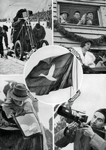 Hareket halindeki medya, Kış Olimpiyat Oyunları, Garmisch-Partenkirchen, Almanya, 1936 by Unbekannt