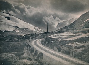 Dağ yolu Grotli - Stryn, 1914. by Unbekannt