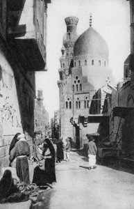 Yerli mahalle, Kahire, Mısır, c1920