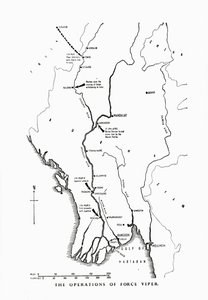 Force Viper, Burma, II. Dünya Savaşı, 1942-1943 1944 operasyonları. by Unbekannt