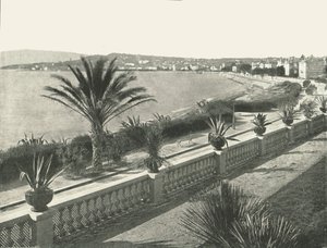 La Croisette Panoraması, Cannes, Fransa, 1895. by Unbekannt