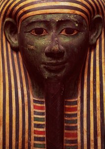 Psametik lahiti (664-610BC) yüzünün detayı, Mısır by Unbekannt