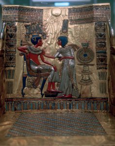 Tutankhamun tahtı, detay, Mısır, 18. Hanedan by Unbekannt