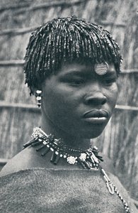 Güney Afrikalı bir şefin karısı, 1912 by Unbekannt