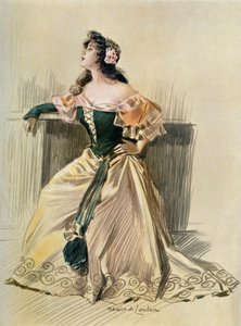 Tiyatro De La Porte-Saint-Martin - Falstaff - Nelly. - Bayan Pannetier, 1904. by Unbekannt