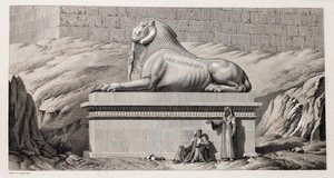 Teb: Karnak, yakın çekim by Unbekannt
