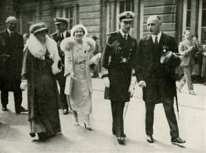 Kral George V 1935, 1937 Jübile Kutlamaları Sırasında Edinburgh