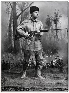 Theodore Roosevelt, Amerikalı asker ve politikacı, c1898 by Unbekannt